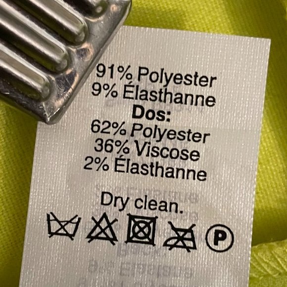 J. CREW Beautiful Chartreuse Sleeveless Sheath Dress with Scalloped Hem - Picture 9 of 9